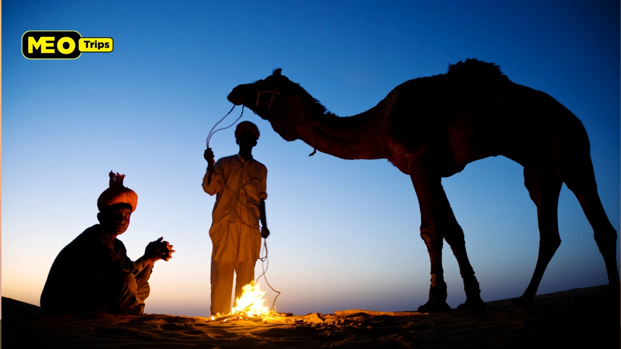 jaisalmer camel safari-people image view- meotrips